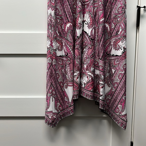 INC International Concepts Pink and Black Maxi Dress - Picture 2 of 5